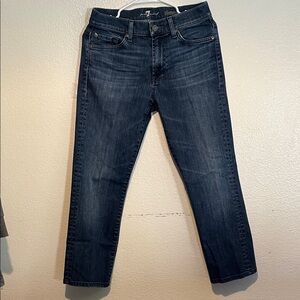 7 For All Mankind Men's Slim Jeans - Deep Indigo